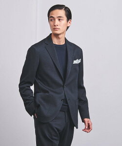 UNITED ARROWS ライトジャージ 2ボタン ジャケット R-MODEL ユナイテッドアローズ スーツ・フォーマル セットアップスーツ ネイビー グレー【送料無料】