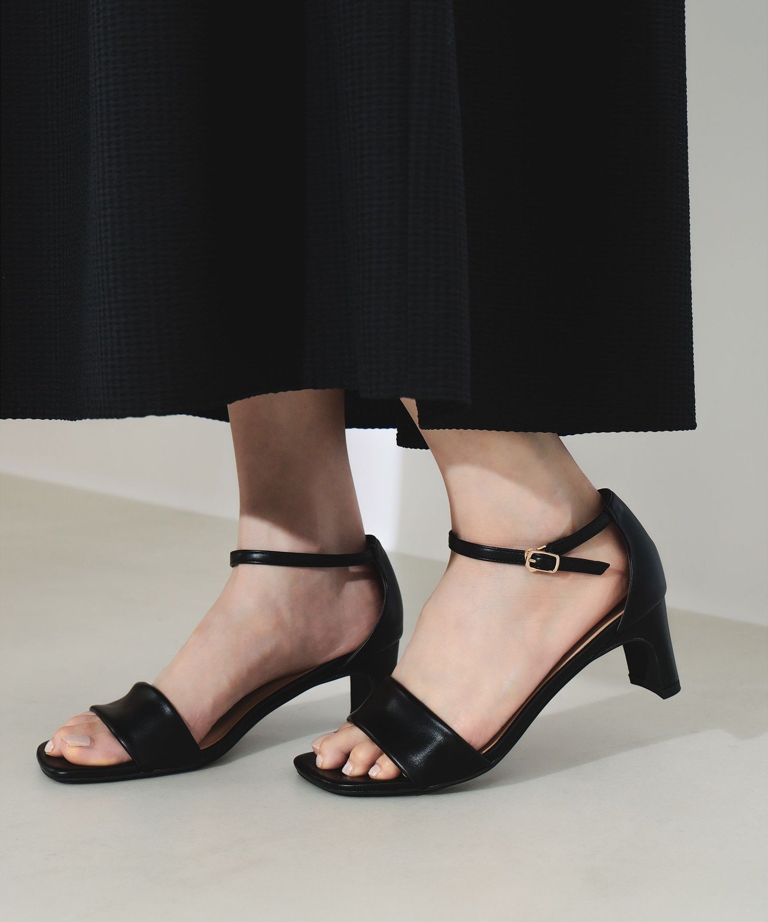 【SALE／50%OFF】B:MING by BEAMS アンクル ヒール サンダル(23~24.5cm) ビームス アウトレット シューズ・靴 サンダル ブルー ベージュ ブラック【送料無料】