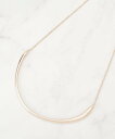 【SALE/10%OFF】SHOO・LA・RUE 【2WAY】メタルカーブネックレス シューラルー アクセサリー・腕時計 ネックレス ゴールド シルバー