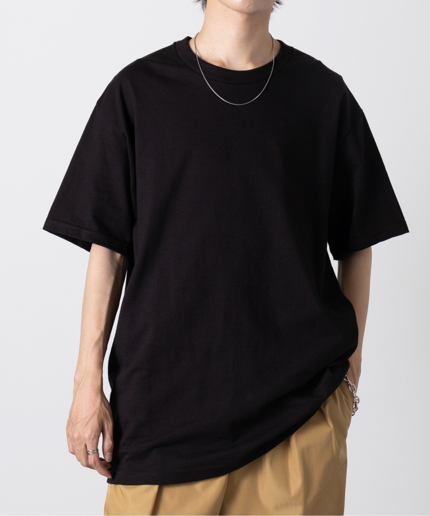 【SALE／50%OFF】MAISON CLUB MAISON CLUB/American Apparel 6オンス プレミアムUSAコットンT 無地 アメアパ セットアップセブン トップス カットソー・Tシャツ ホワイト ベージュ ネイビー グレー ブラック