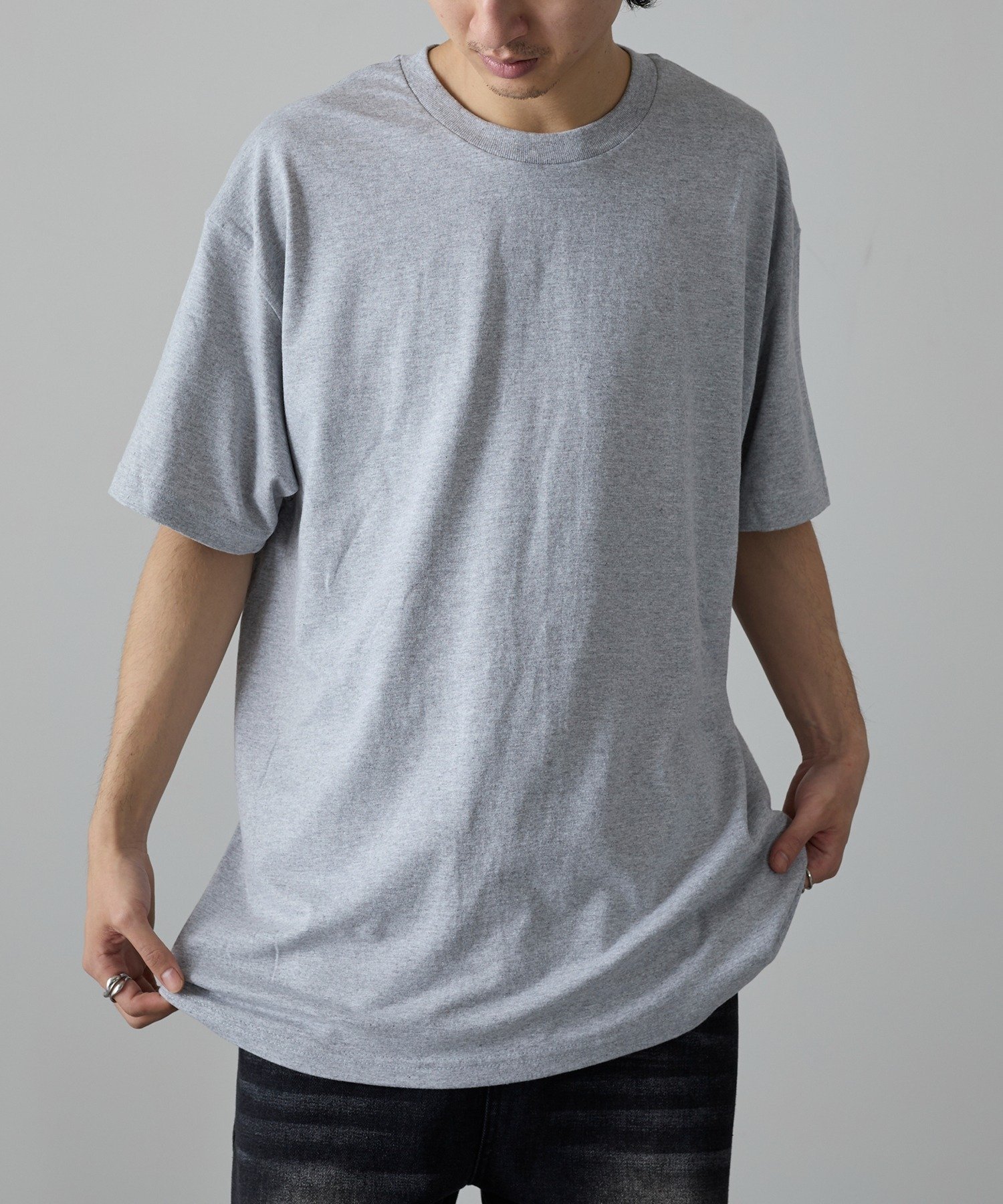 【SALE／50%OFF】MAISON CLUB MAISON CLUB/American Apparel 6オンス プレミアムUSAコットンT 無地 アメアパ セットアップセブン トップス カットソー・Tシャツ ホワイト ベージュ ネイビー グレー ブラック