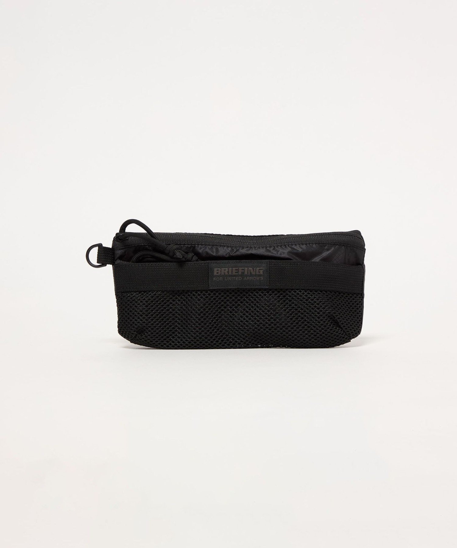 UNITED ARROWS 【別注】BRIEFINGSOLID LIGHT FLAT POUCH ソリッド ライト フラット/ポーチ ユナイテッドアローズ 財布・ポーチ・ケース ポーチ ブラック【送料無料】