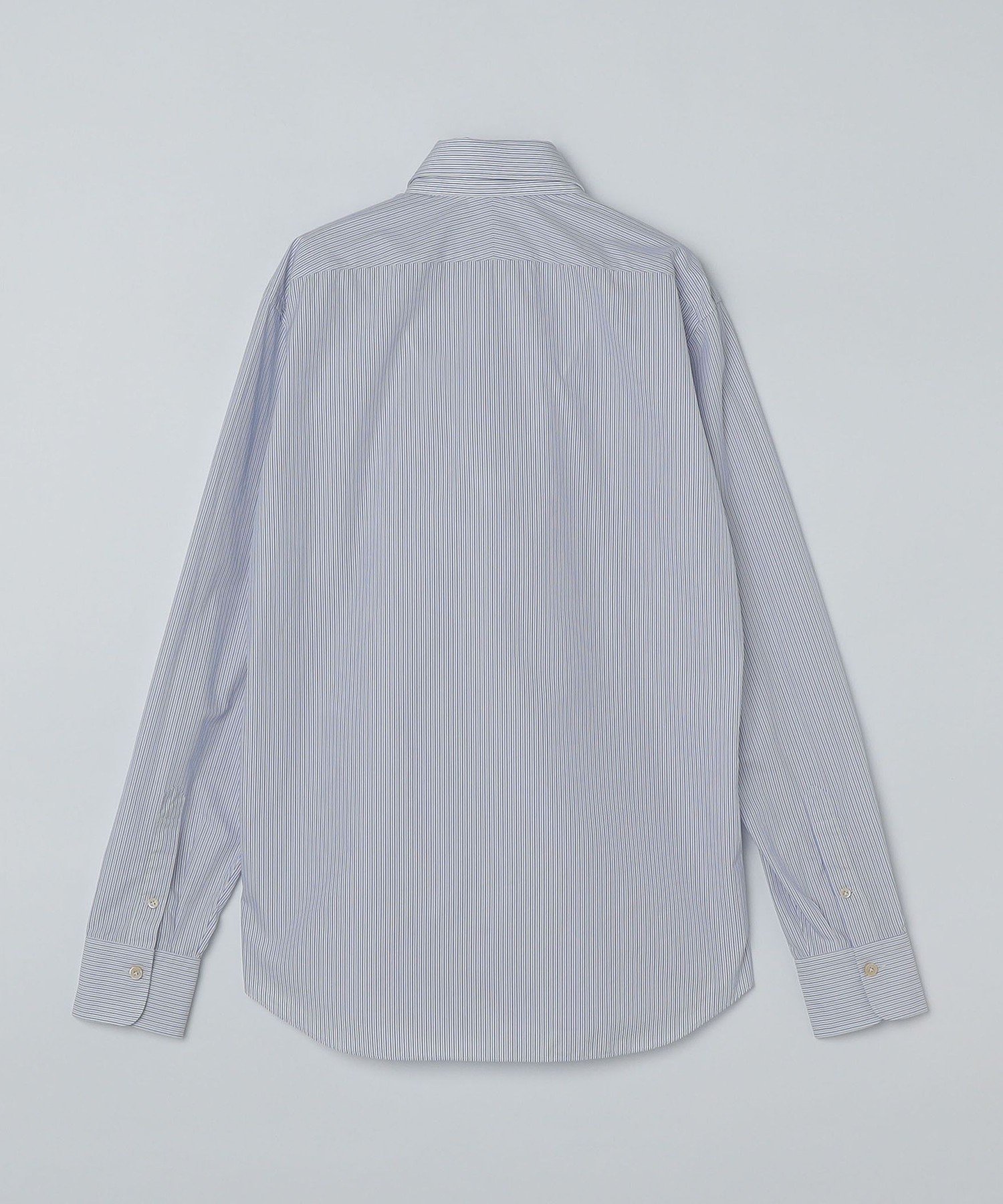【SALE／50%OFF】SHIPS MEN MARCEL LASSANCE: WIDE COTTON POPLIN STRIPE SHIRT シップス トップス シャツ・ブラウス パープル ブルー【送料無料】