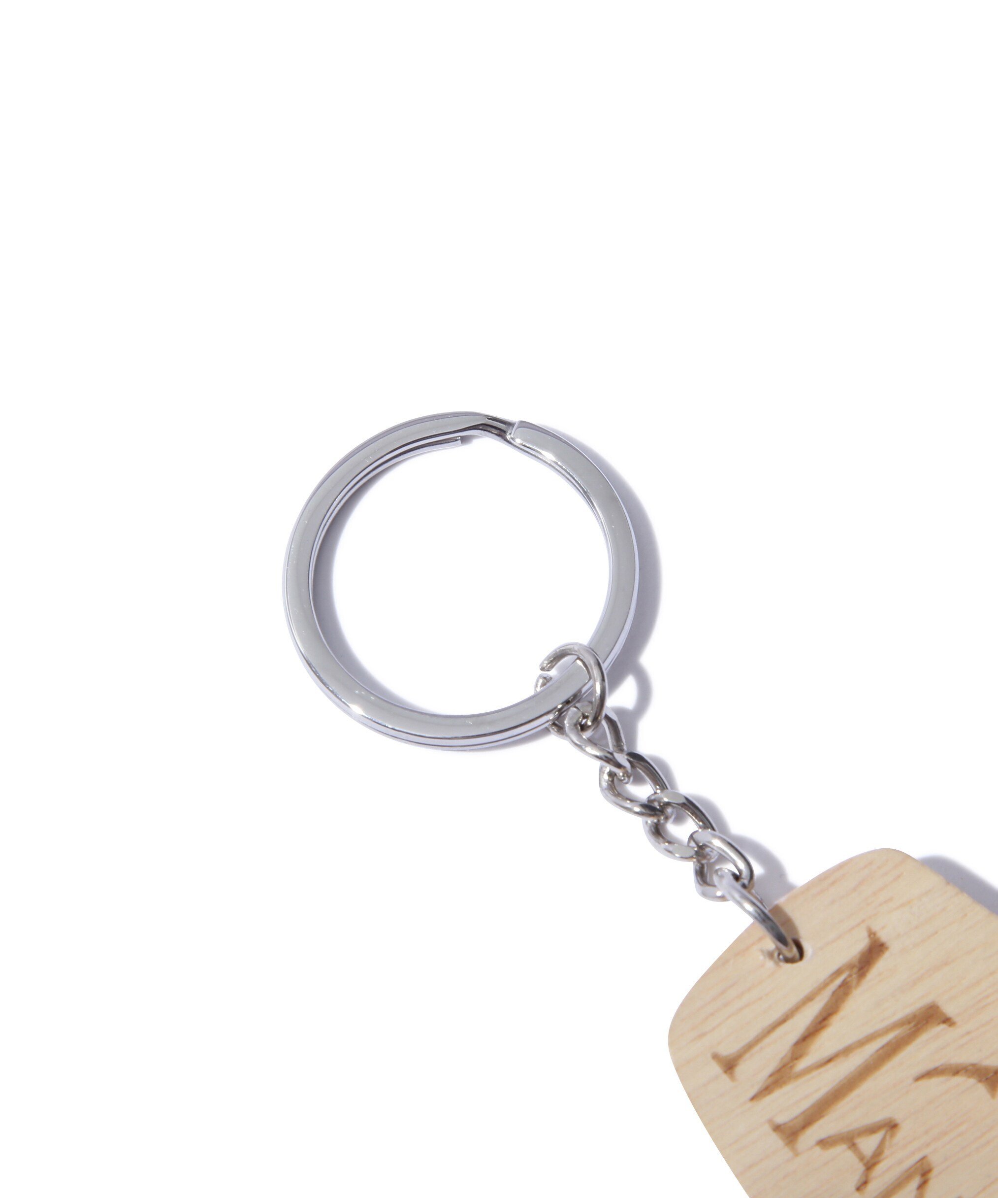 MANASTASH MANASTASH/マナスタッシュ/WOOD KEYCHAIN/ウッドキーチェーン マナスタッシュ ファッション雑貨 その他のファッション雑貨 ブラウン