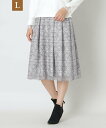 【SALE/30%OFF】TO BE CHIC 【L】リボン刺しゅう チュールスカート サンヨー エルサイズ スカート その他のスカート ブラック グレー【送料...
