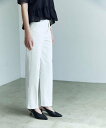 EPOCA 【TWENTY FOUR DENIM】 テーパードデニムパンツ エポカ パンツ ジーンズ・デニムパンツ ホワイト【送料無料】