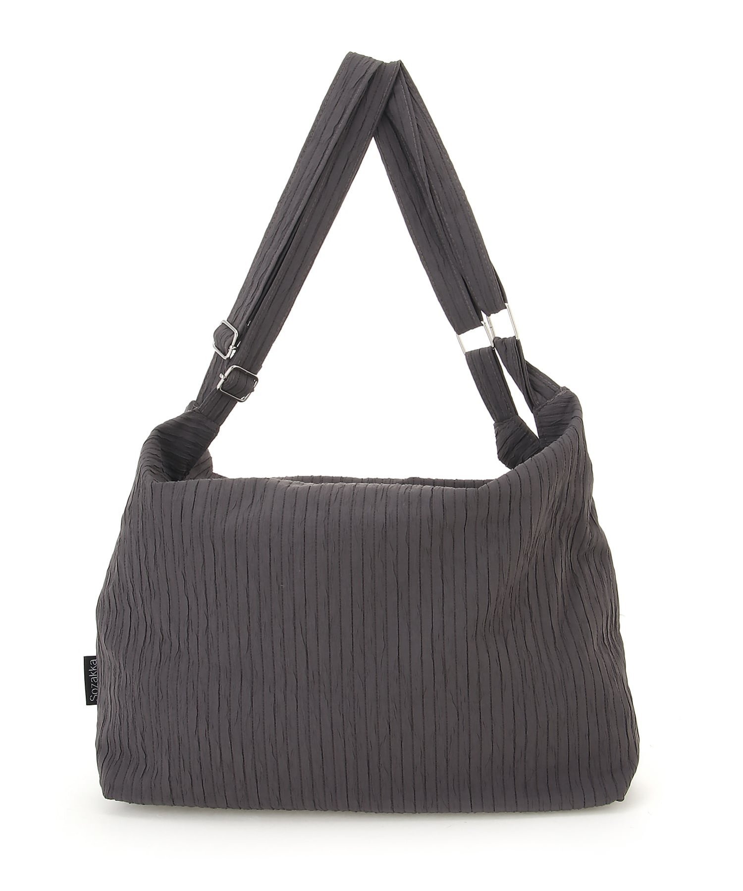【SALE／50%OFF】Mignonjour Mignonjour/(W)シンプル2wayバッグ ミニョントレフル ルームヨンマルサンセレクティッド バッグ トートバッグ ブラック ホワイト グレー ピンク