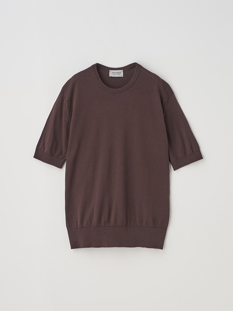 JOHN SMEDLEY 半袖コットンニットプルオーバー ｜ NELL ｜ 30G MODERN FIT ジョンスメドレー トップス ニット【送料無料】