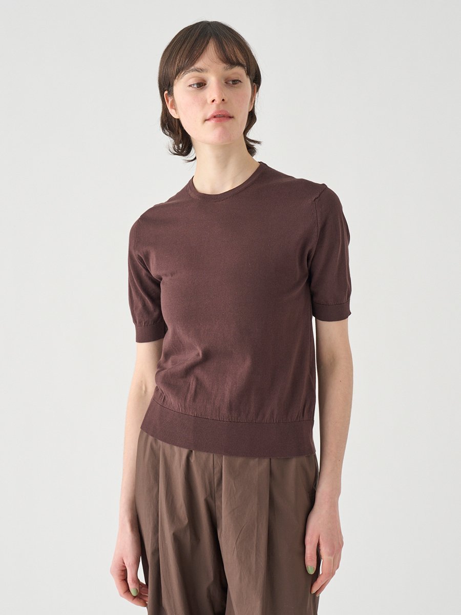 JOHN SMEDLEY 半袖コットンニットプルオーバー ｜ NELL ｜ 30G MODERN FIT ジョンスメドレー トップス ニット【送料無料】