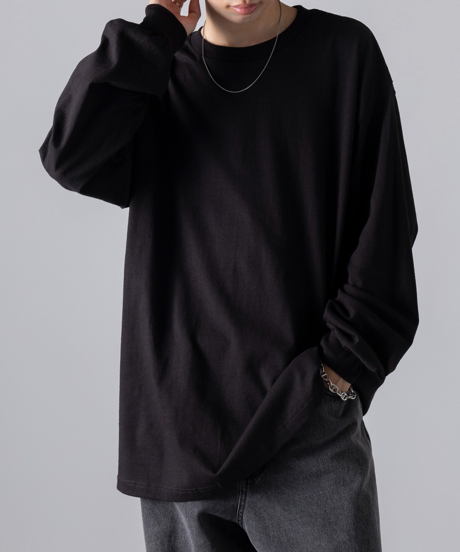 【SALE／42%OFF】MAISON CLUB MAISON CLUB/American Apparel 6oz ロングスリーブTee/ロンT 無地 アメアパ セットアップセブン トップス カットソー・Tシャツ グレー ネイビー ブラック ベージュ ホワイト