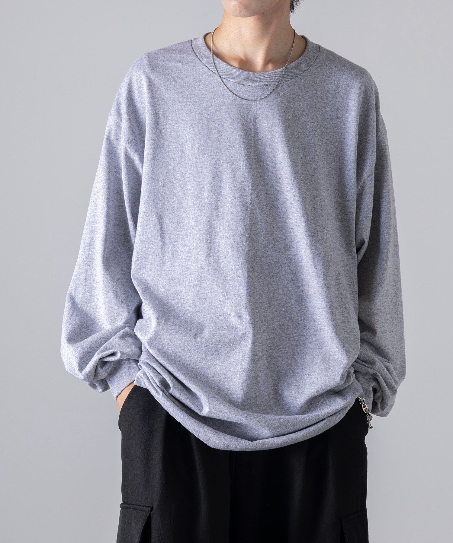 【SALE／42%OFF】MAISON CLUB MAISON CLUB/American Apparel 6oz ロングスリーブTee/ロンT 無地 アメアパ セットアップセブン トップス カットソー・Tシャツ グレー ネイビー ブラック ベージュ ホワイト