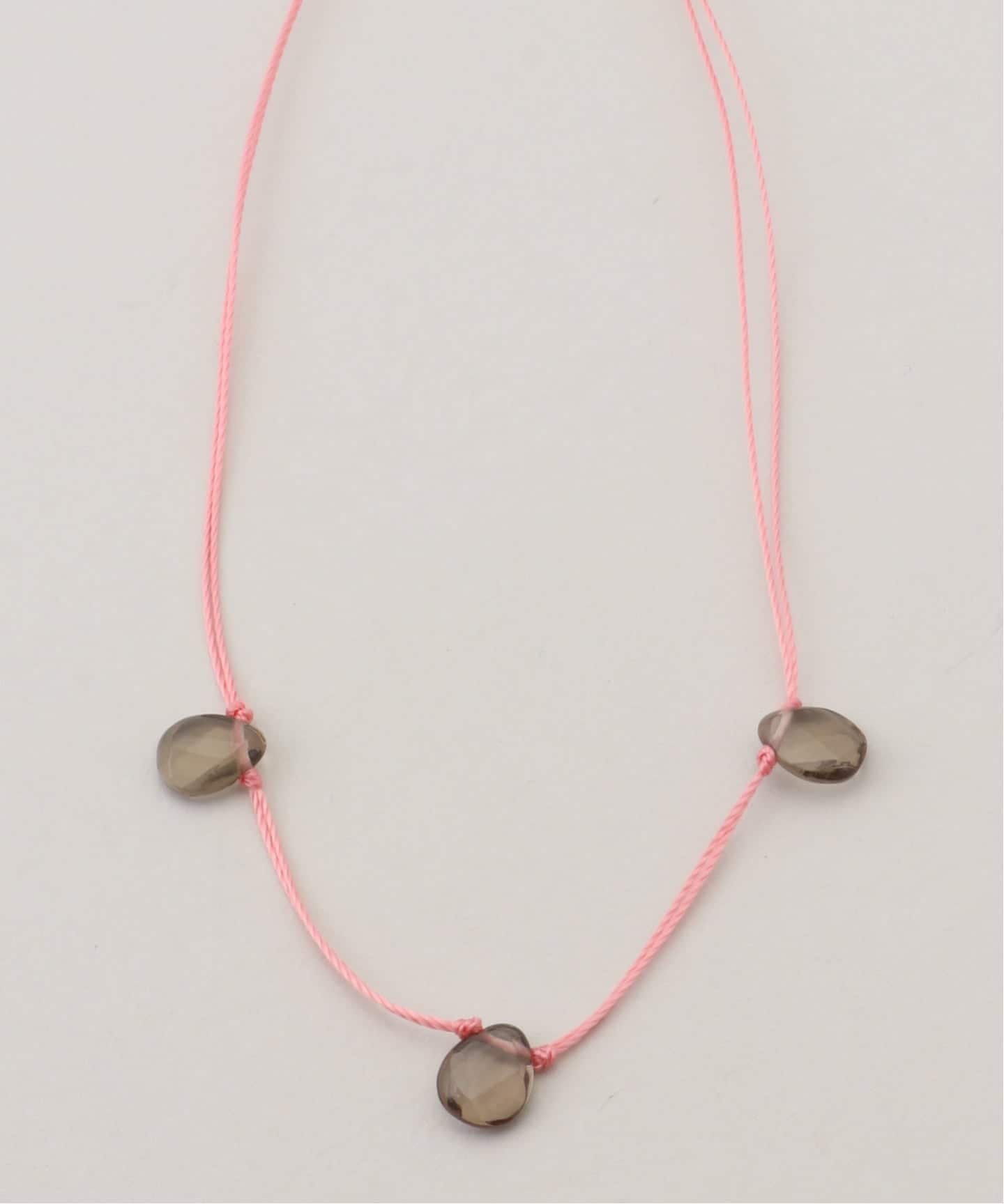 La Totalite STEEN / スティン Code*Stone Necklace ラ トータリテ アクセサリー・腕時計 ネックレス ピンク
