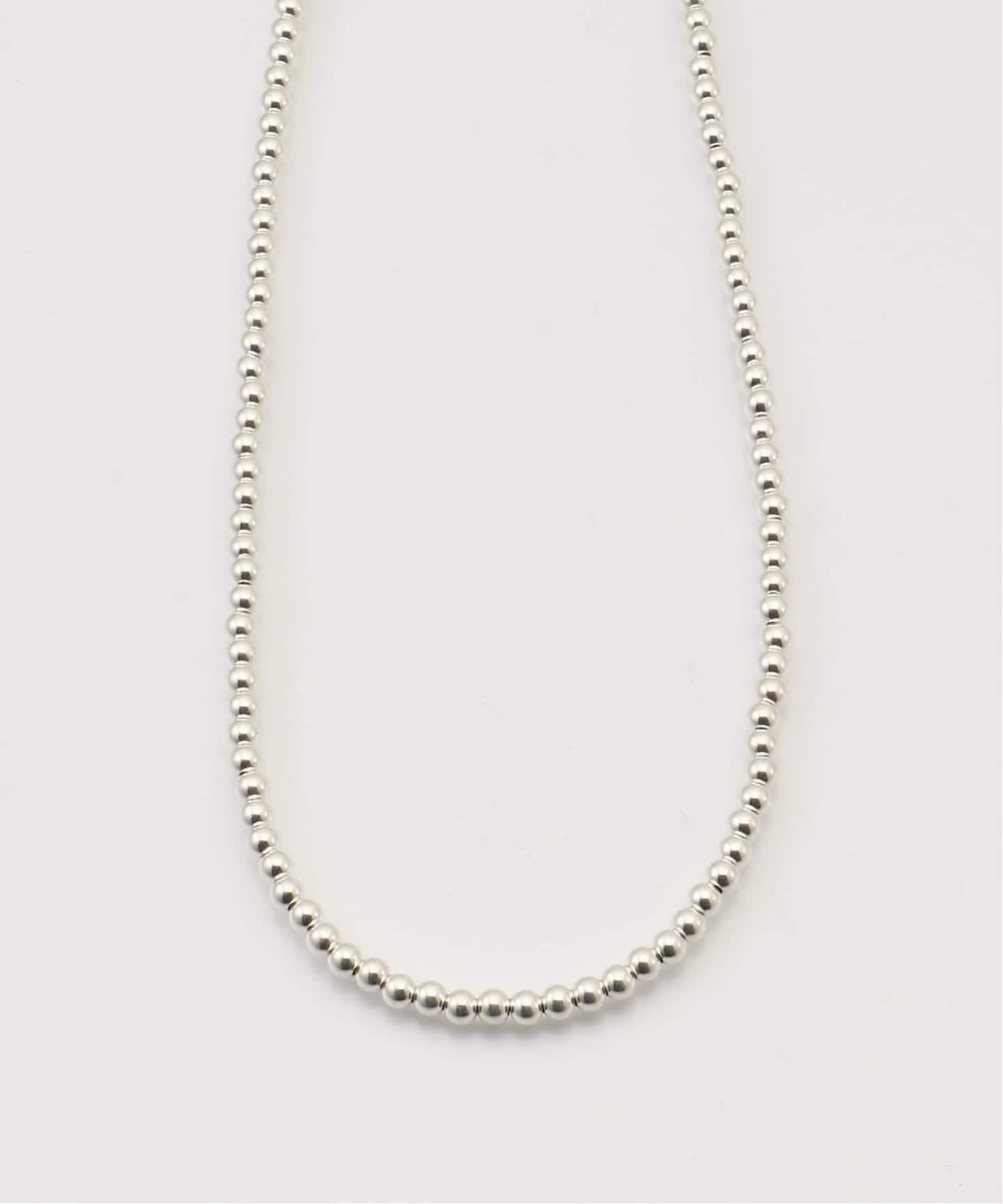 JOURNAL STANDARD 【AL ZUNI GLOBAL JEWELRY】Finish Pearl 4mm*24 ジャーナル スタンダード アクセサリー・腕時計 ネックレス シルバー【送料無料】