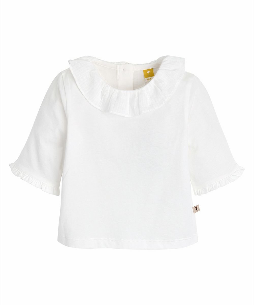 【SALE／30%OFF】moimoln リロカラー7分丈Tシャツ モイモルン トップス スウェット・トレーナー ホワイト