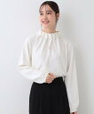 【SALE/30%OFF】SHOO・LA・RUE 【S-3L/洗える/セレモニー】さらり軽やか フリルスタンドカラーブラウス シューラルー トップス シャツ・ブ...
