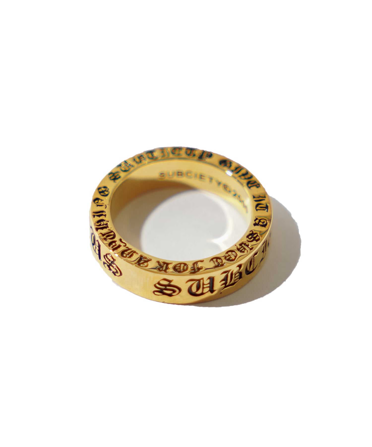 Subciety Brass ring-crest- サブサエティ アクセサリー・腕時計 リング・指輪 ゴールド シルバー