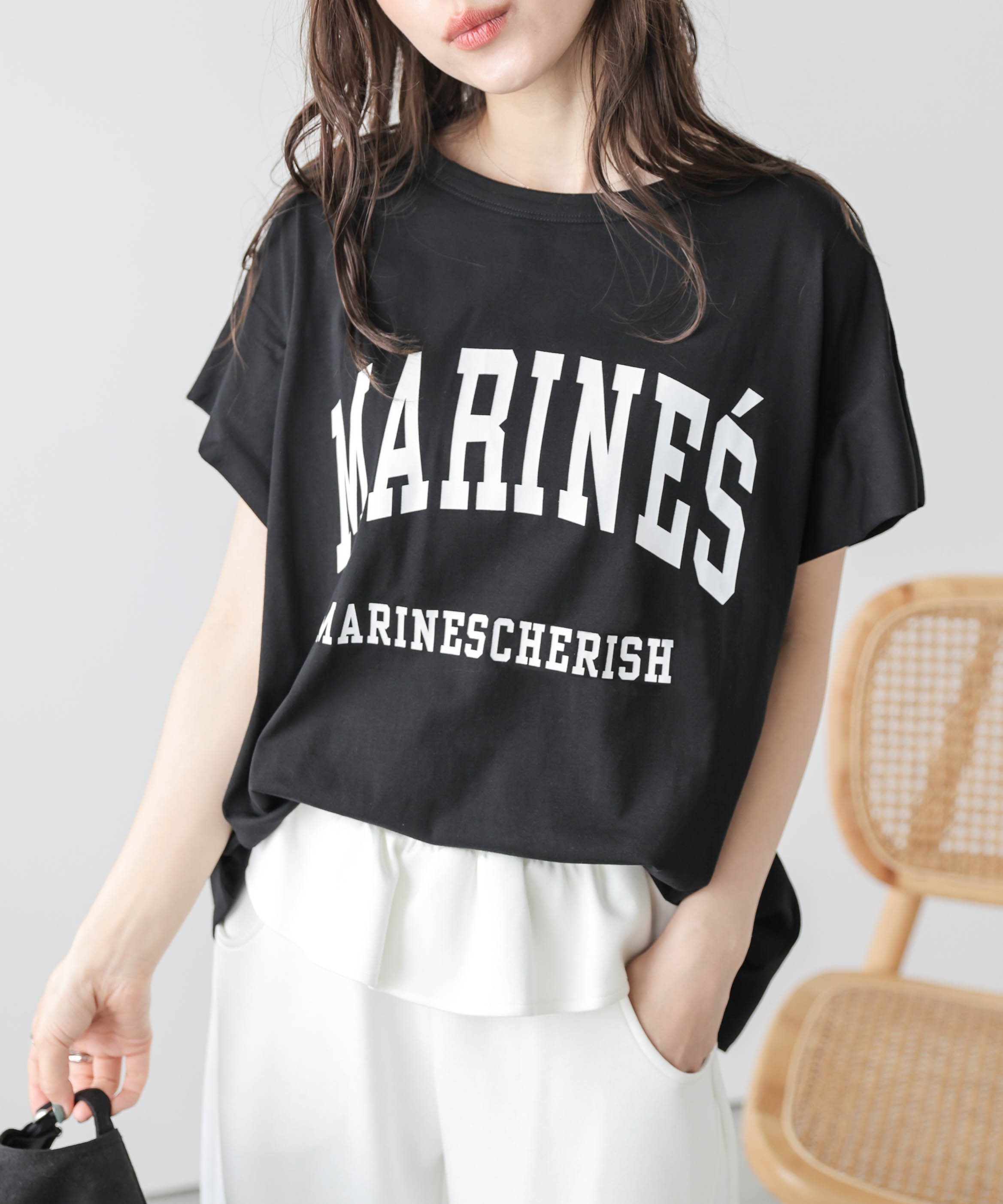 Rakuten Fashion㤨֡SALE50%OFFLa-gemme å T 饸塼 ȥåץ åȥT 졼 ۥ磻 ֥åפβǤʤ2,490ߤˤʤޤ