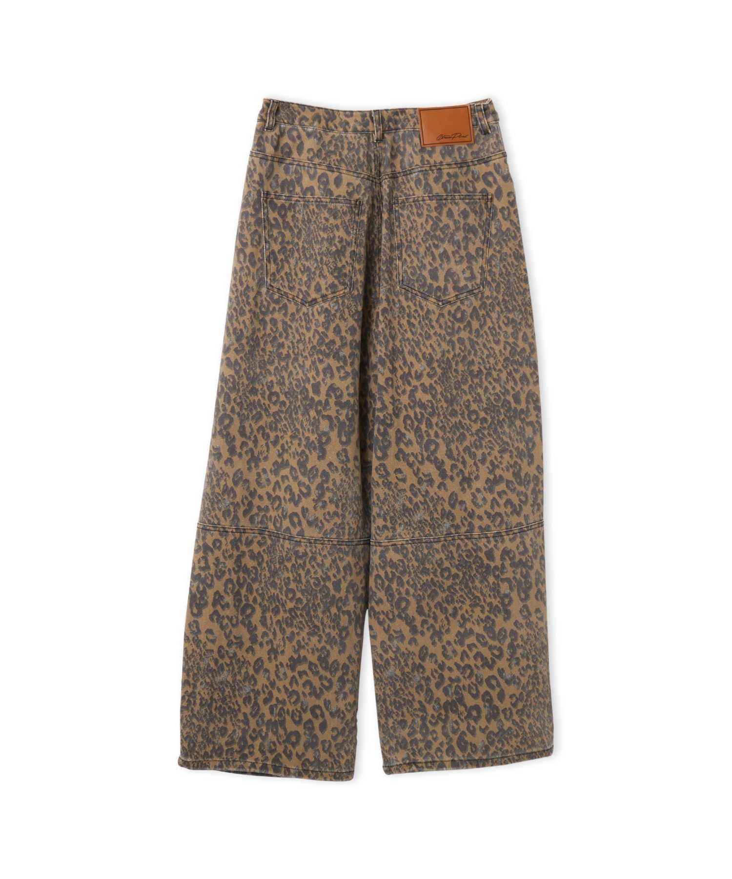 atmos pink atmos pink Leopard Curve Pants BROWN アトモス パンツ その他のパンツ ブラウン
