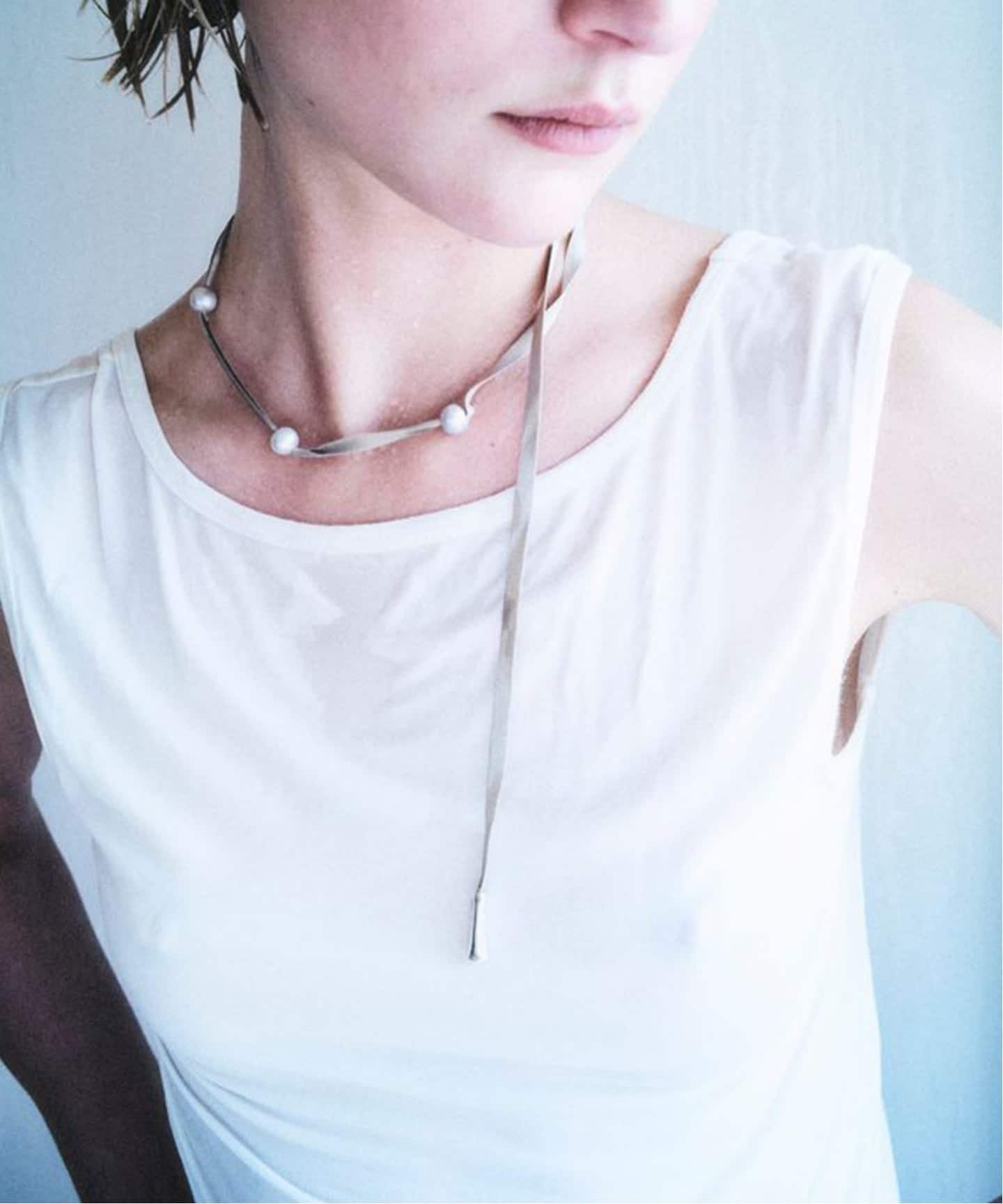JOURNAL STANDARD 【TEINTE/タント】CALLA 3PEARL RIBBON NECKLACE ジャーナル スタンダード アクセサリー・腕時計 ネックレス【送料無料】