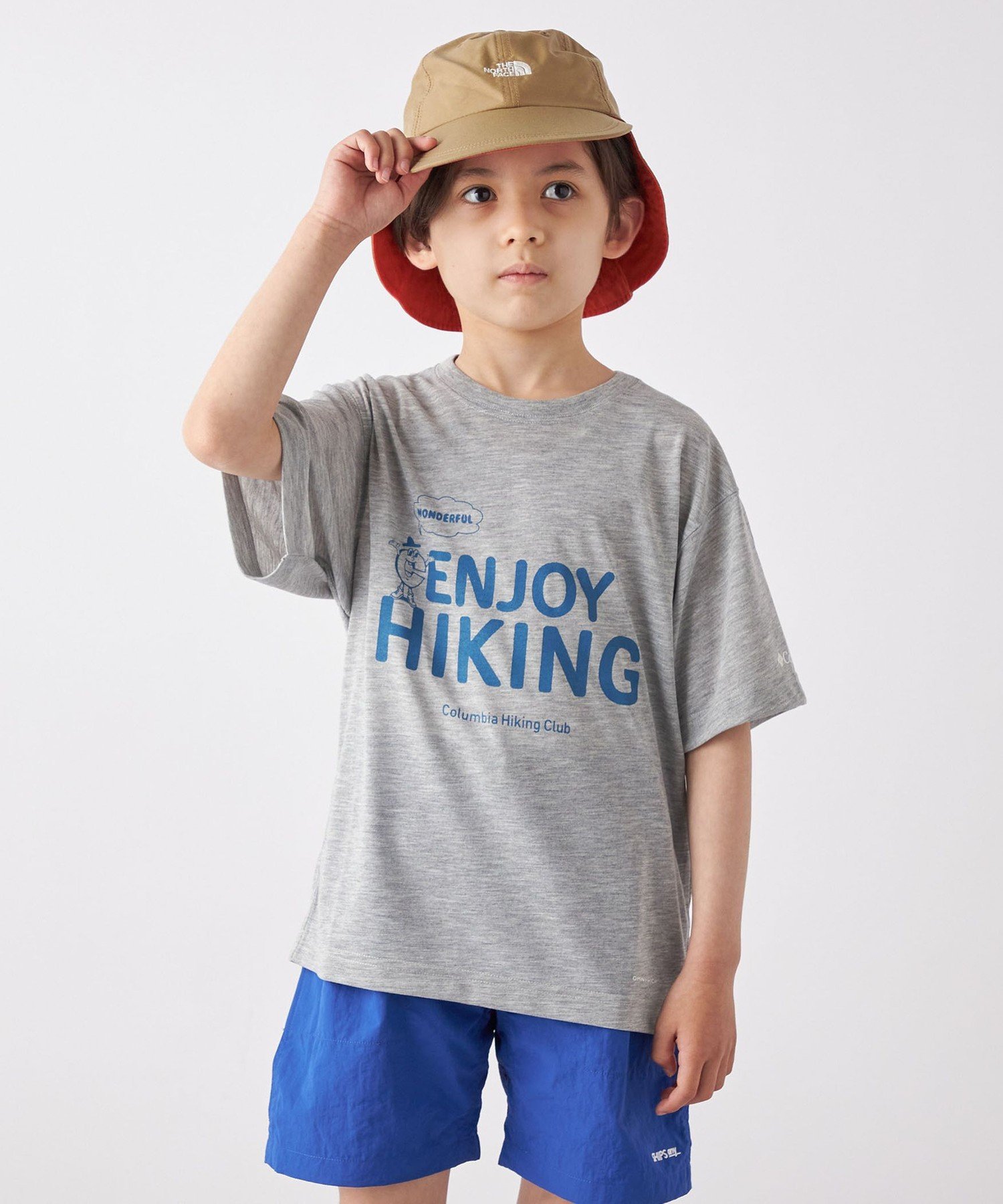 SHIPS any Columbia: ＜吸湿速乾＞ グラフィック プリント 半袖 Tシャツ シップス トップス カットソー・Tシャツ グレー