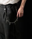 WEGO MEN'S Mモチーフウォレットチェーン ウィゴー ファッション雑貨 チャーム・キーチェーン