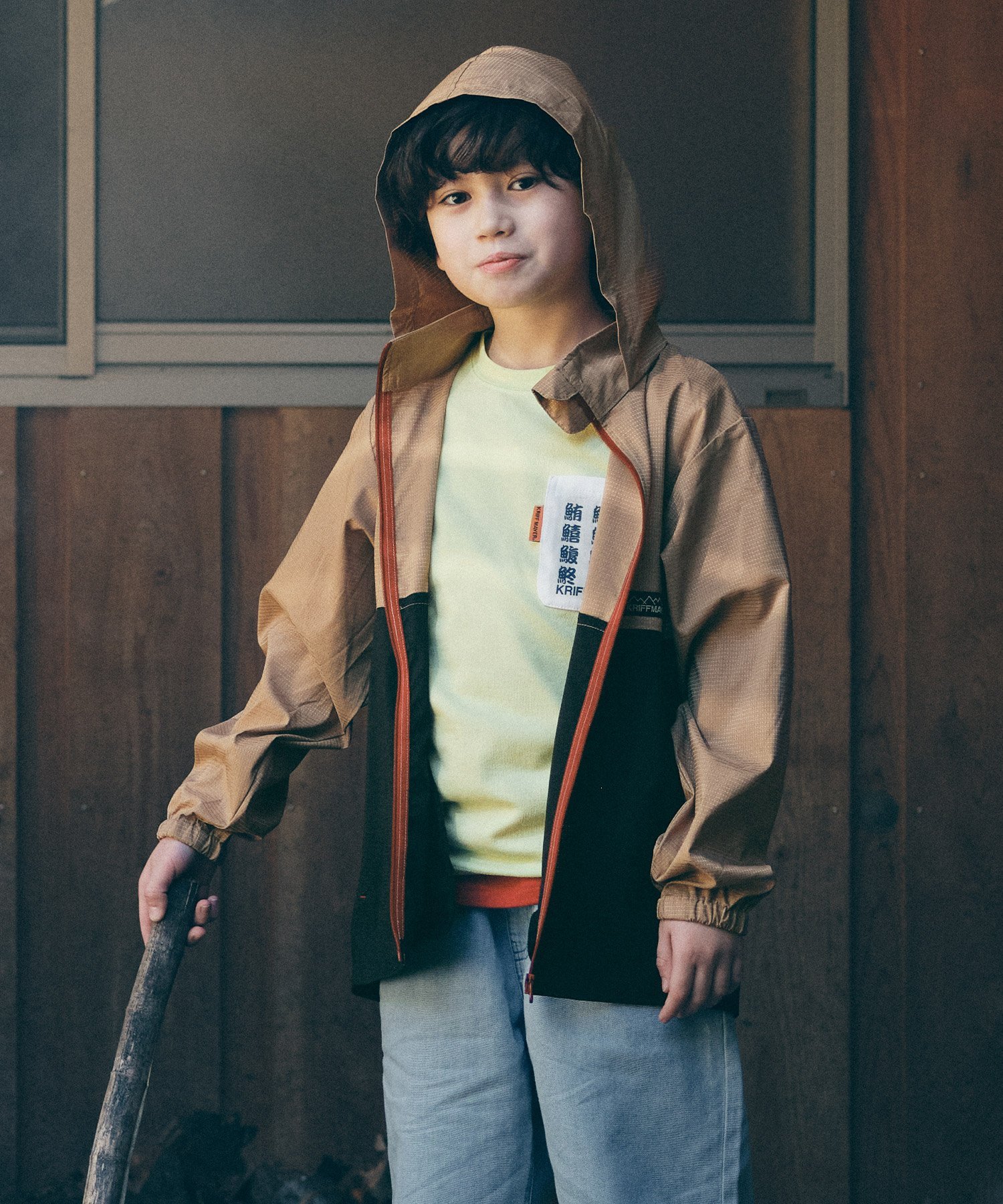 【SALE/10%OFF】KRIFF MAYER (K)さらさらエアーJK クリフメイヤー ジャケット・アウター ナイロンジャケット オレンジ ベージュ ブラッ...