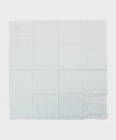 【SALE/30%OFF】OPAQUE.CLIP パール調リング付き刺繍スカーフ オペークドットクリップ ファッション雑貨 スカーフ・バンダナ ベージュ グレー