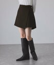 ADAM ET ROPE' FEMME ラップベルトショートパンツ アダムエロペ パンツ その他のパンツ ブラック【送料無料】