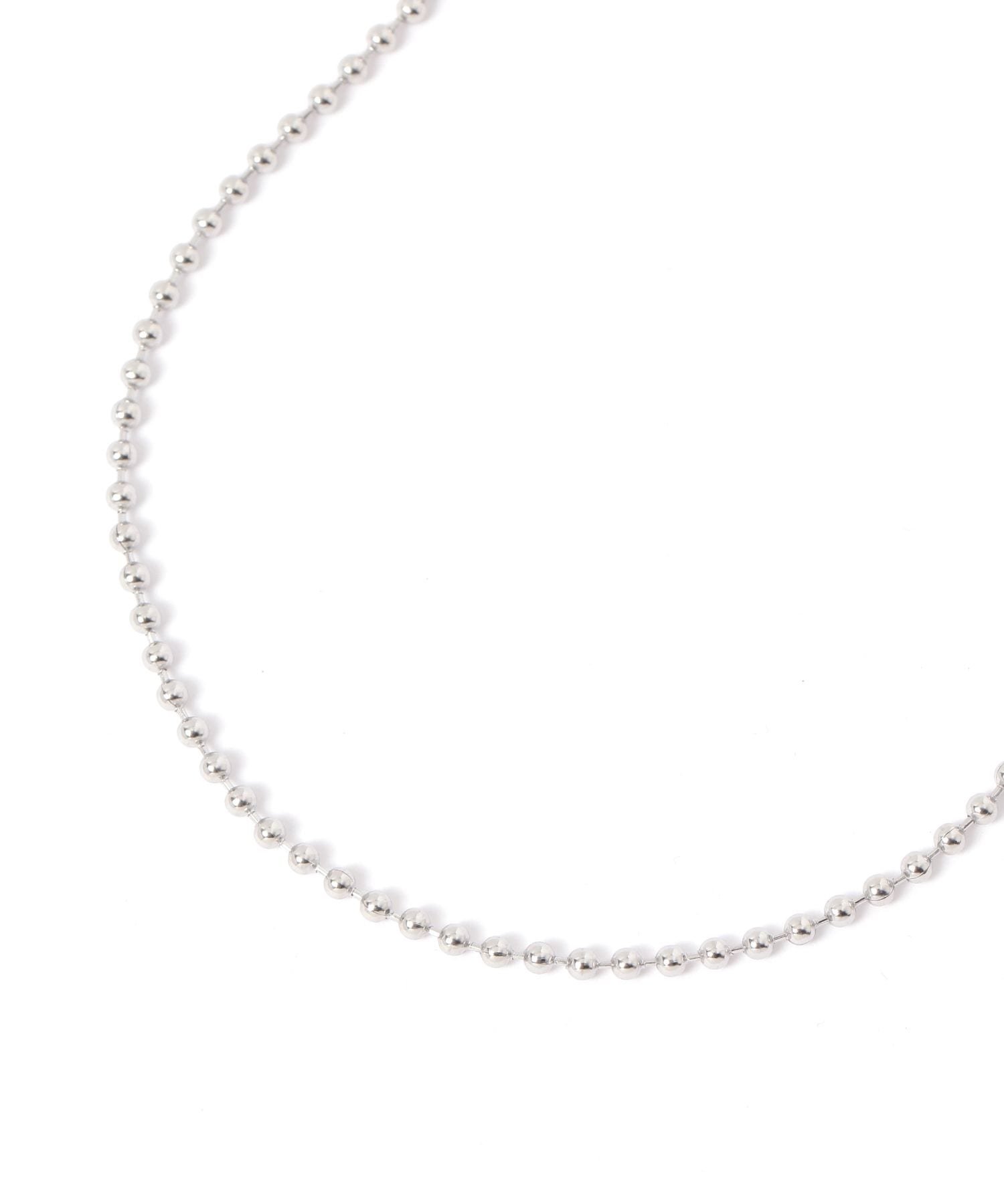 LAKOLE ステンレスボールチェーンネックレス ラコレ アクセサリー・腕時計 ネックレス ゴールド シルバー