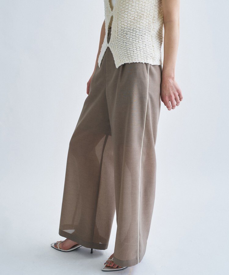 CODE A sheer code easy pants コードエー パンツ その他のパンツ グレー