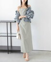【SALE/50%OFF】La-gemme ラップデザインキャミワンピース ラジュール ワンピース・ドレス ワンピース ネイビー ブラック