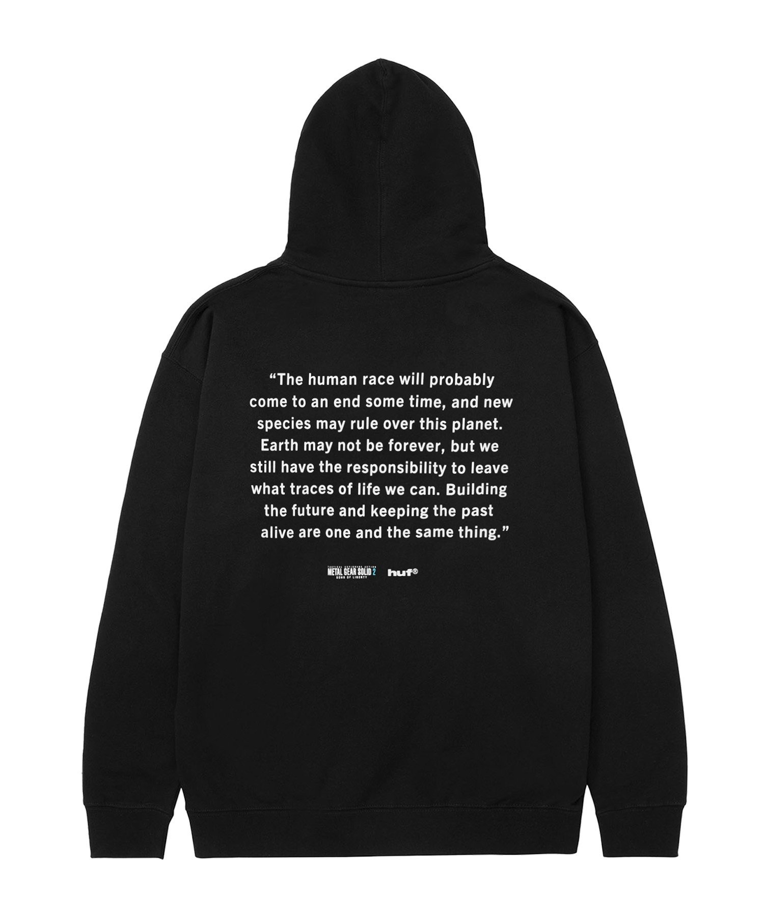 MGS LIBERTY PO HOODIE / HUF メタルギアソリッド コラボ パーカー ハフ トップス パーカー・フーディー ブラック