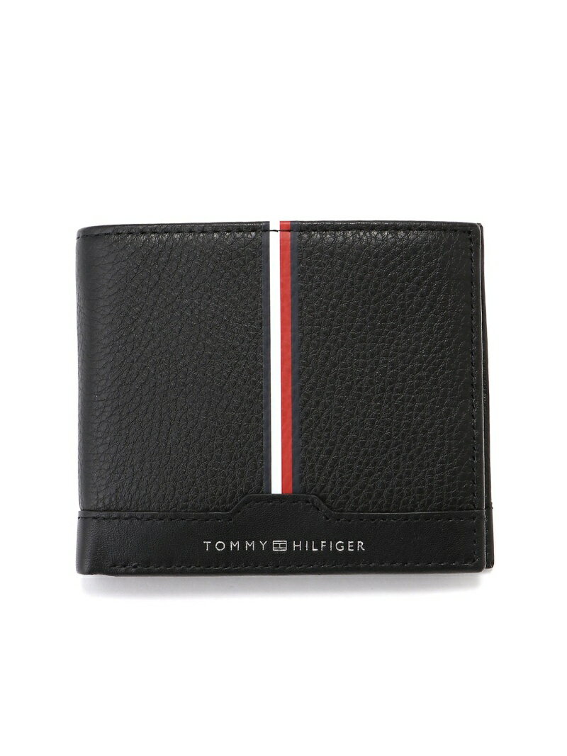 【SALE／40%OFF】TOMMY HILFIGER (M)TOMMY HILFIGER(トミーヒルフィガー) グローバルストライプウォレット トミーヒルフィガー 財布・ポーチ・ケース 財布 ブラック【送料無料】