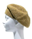 【SALE/30%OFF】go slow caravan ベビーアルパカ ホールガーメントニットベレー ゴースローキャラバン 帽子 ニット帽・ビーニー グリーン...