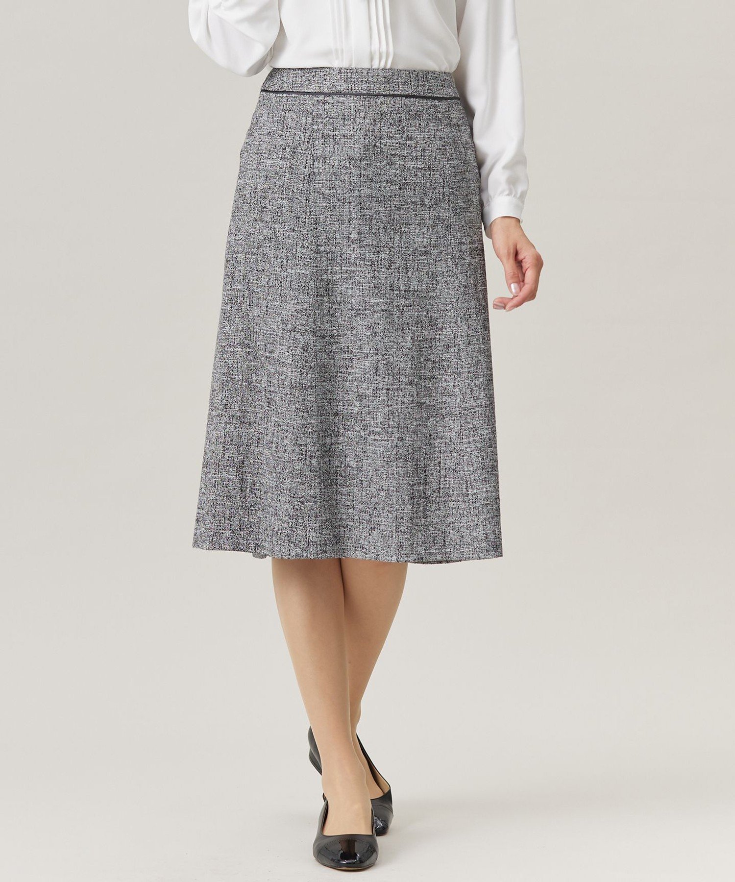 J.PRESS LADIES L 【セットアップ対応】Light Tweed スカート ジェイプレス