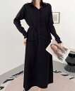 DECADE CLASSIC 【DECADE CLASSIC】リラックス ニットセットアップ ディケイドクラシック トップス ニット ブラック【送料無料】