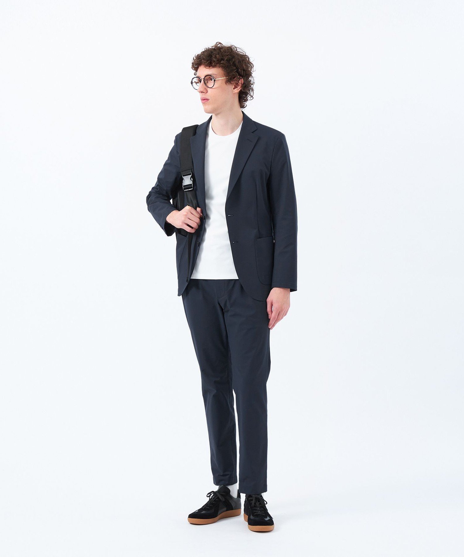 MACKINTOSH PHILOSOPHY 【TROTTER with MOONRAKERS 】トロッター イージージャケット マッキントッシュ フィロソフィー ジャケット・アウター テーラードジャケット・ブレザー ネイビー【送料無料】