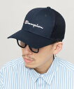 Champion チャンピオン Champion キャップ メッシュ 帽子 ロゴ刺繍 つば長 エー.エム.エス. 帽子 キャップ グレー ネイビー ブラック