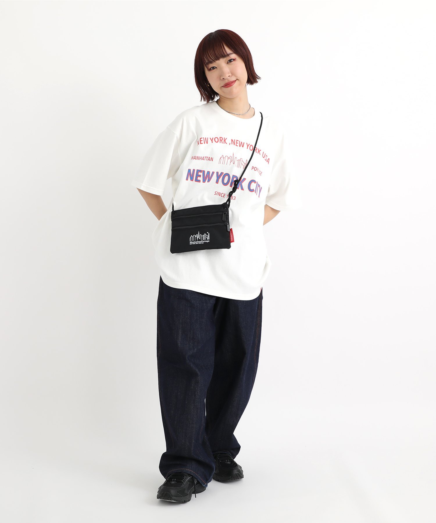 Manhattan Portage TRIPLEZIPPOUCH マンハッタンポーテージ 財布・ポーチ・ケース ポーチ ブラック