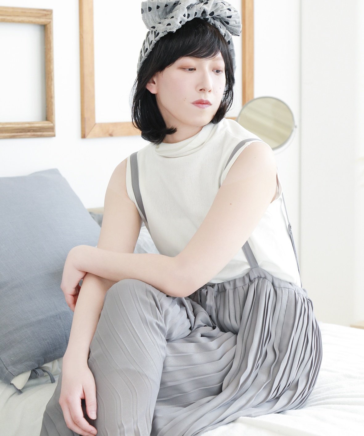 PRISILA プリシラ アンダー帽子ウィッグ ワンカールボブ BO-21 ローラ ヘアアクセ...