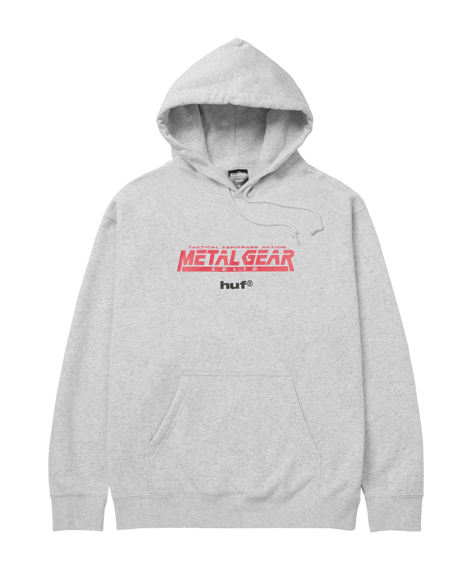 HUF MGS1 PO HOODIE / HUF メタルギアソリッド コラボ パーカー ハフ トップス パーカー・フーディー グレー【送料無料】