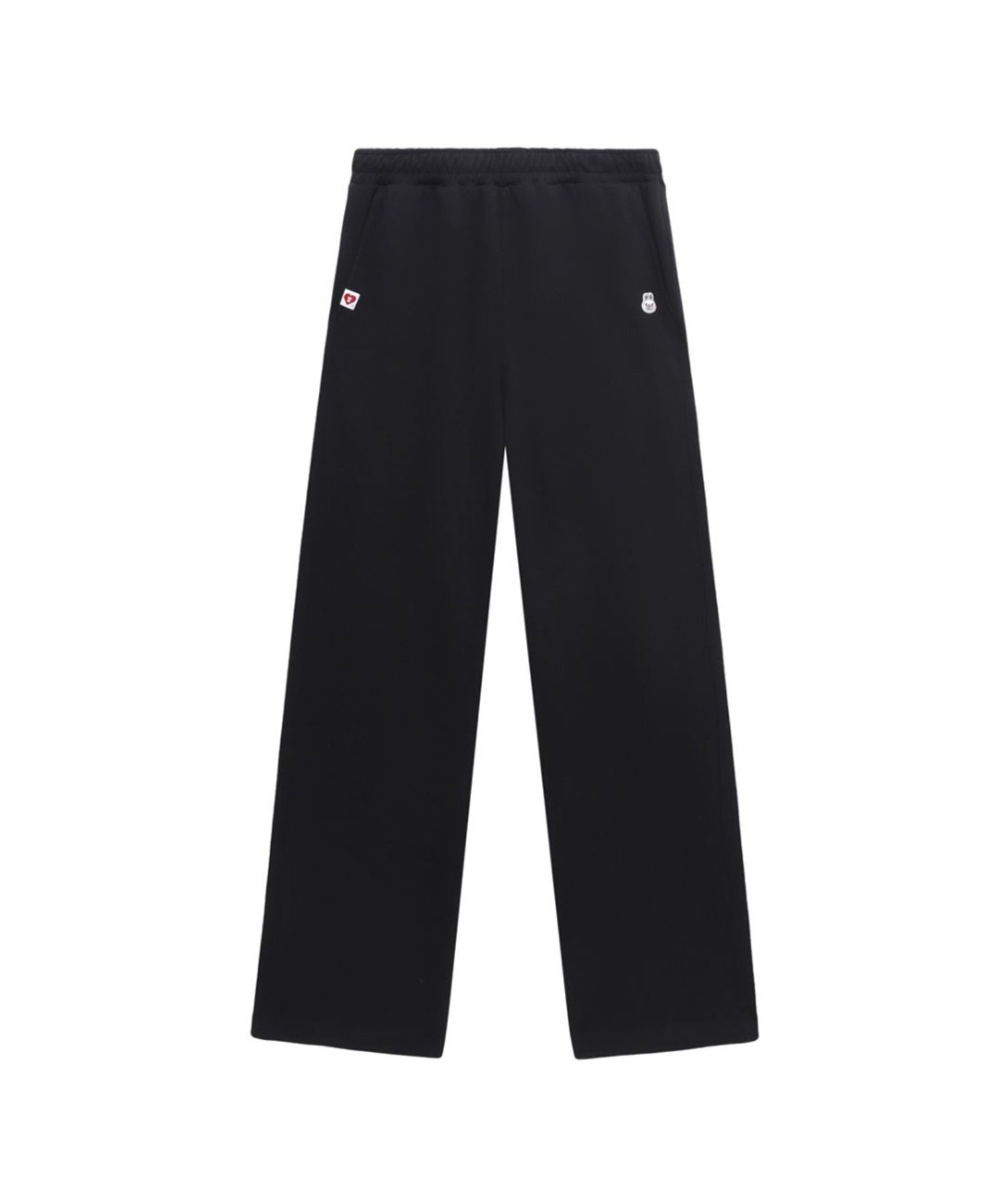 A BATHING APE BABY DOPPY BADGE SWEAT PANTS ア ベイシング エイプ パンツ ジャージ・スウェットパンツ ブラック グレー【送料無料】