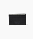 マークジェイコブス ポーチ（レディース） MARC JACOBS 【公式】THE LEATHER SMALL BIFOLD WALLET/ザ レザー スモール バイフォールド ウォレット 二つ折り マーク ジェイコブス 財布・ポーチ・ケース 財布 ブラック【送料無料】