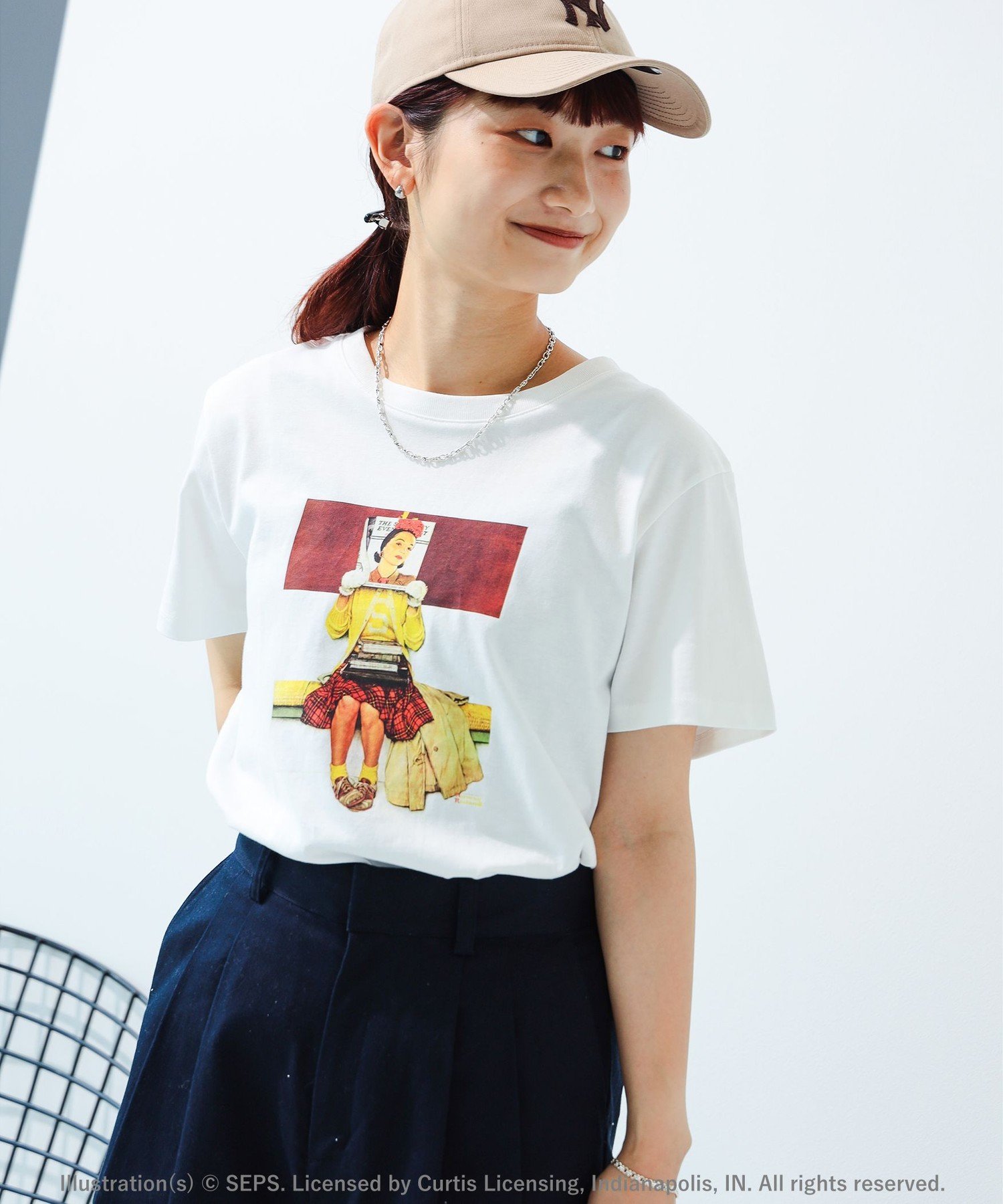 B:MING by BEAMS B:MING by BEAMS / The Saturday Evening Post Tシャツ ビーミング ライフストア バイ ビームス トップス カットソー・Tシャツ