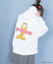 【SALE/40%OFF】LOWRYS FARM GARFIELDパーカー ローリーズファーム トップス スウェット・トレーナー ブラック ホワイト