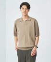 【SALE/50%OFF】UNITED ARROWS green label relaxing ラミー ナイロン スキッパー ポロシャツ 半袖ニット -ウォッシ...