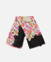 【SALE/20%OFF】METROCITY 【メトロシティ】 花柄 スカーフ / メトロシティ メトロシティ ファッション雑貨 スカーフ・バンダナ ブラック ...