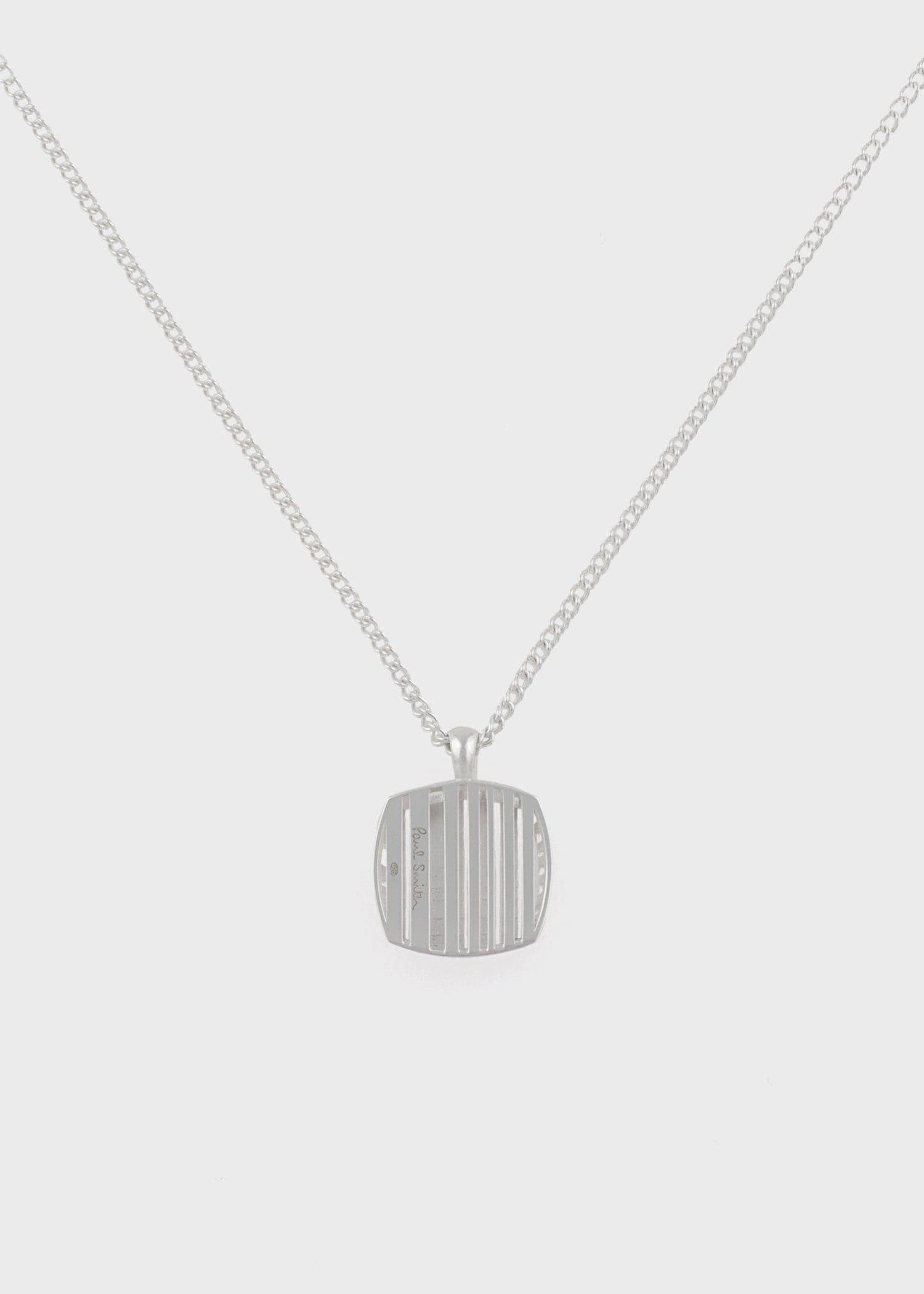 Paul Smith "3D Stripe" ネックレス ポール・スミス アクセサリー・腕時計 その他のアクセサリー・腕時計 シルバー【送料無料】