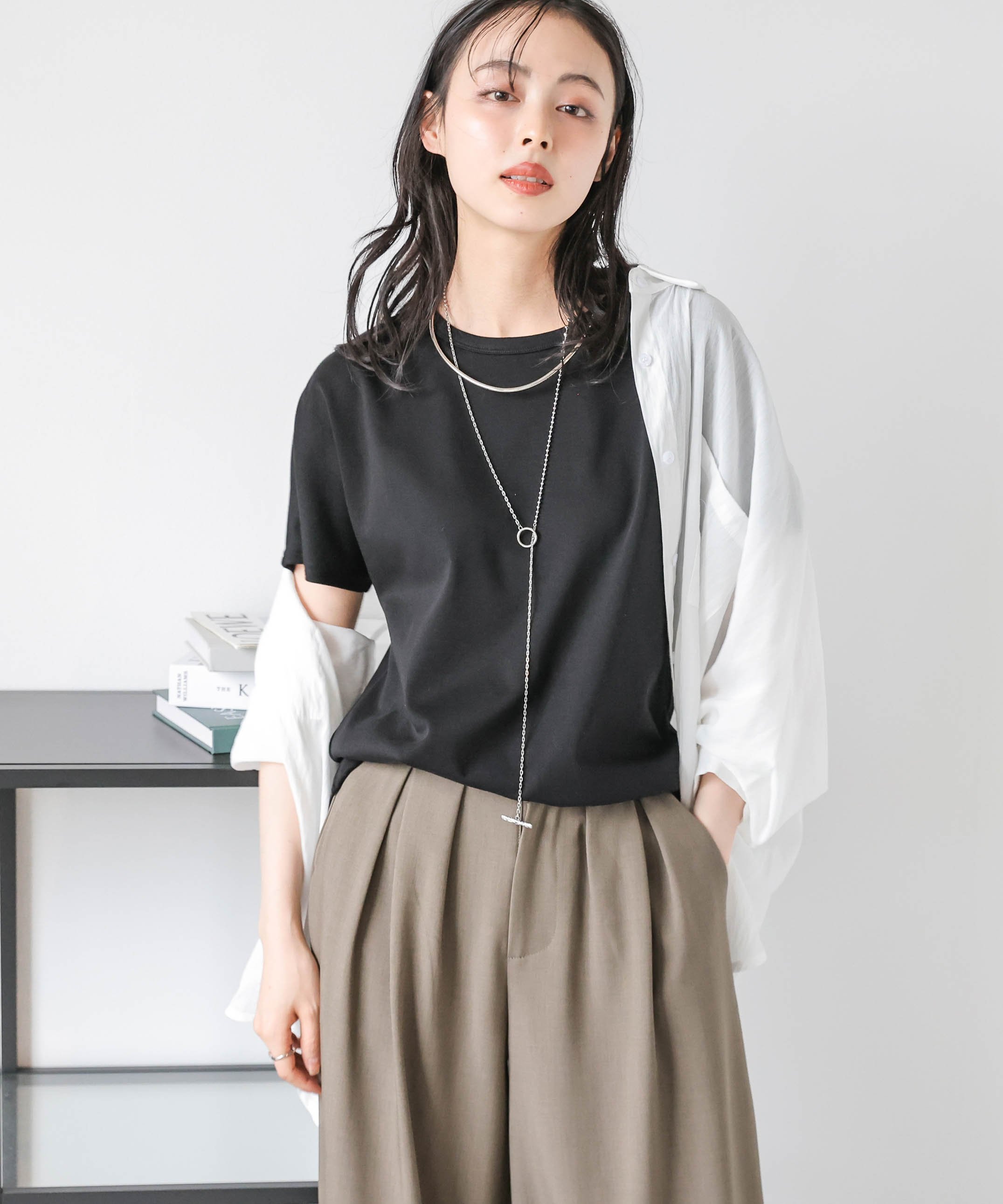 【SALE／33%OFF】Lajour 【日本製】ラウンドヘムカットソー ラジュール トップス ...
