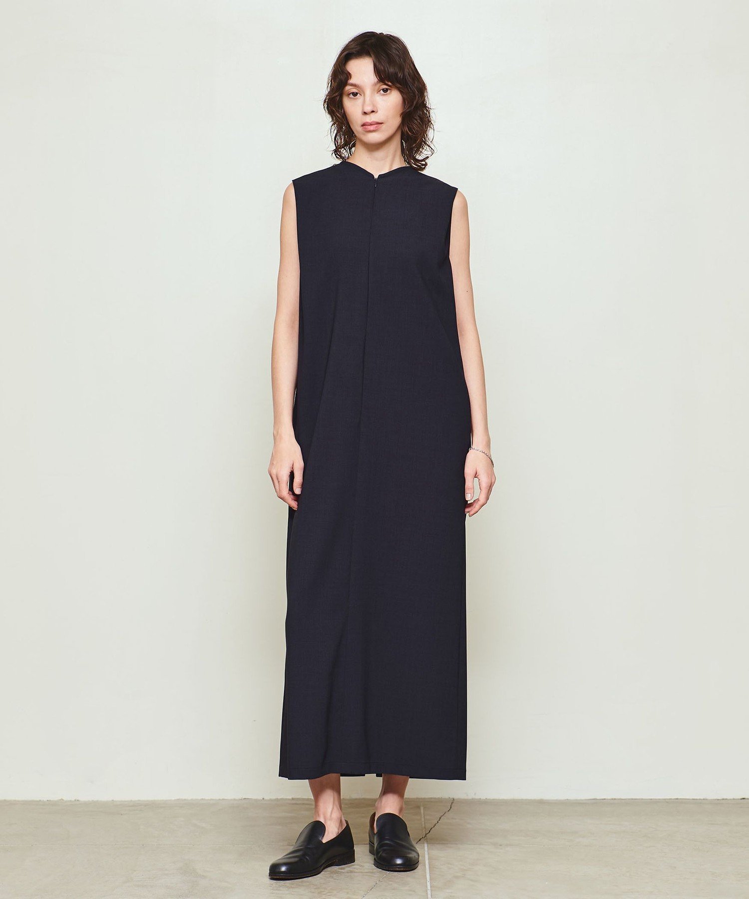 【SALE／30%OFF】UNITED ARROWS & SONS ＜D.O UNITED ARROWS BY DAISUKE OBANA for WOMEN＞H/T SL/LESS DRESS/ワンピース ユナイテッドアローズ アウトレット ワンピース・ドレス ワンピース ブラック ネイビー【送料無料】